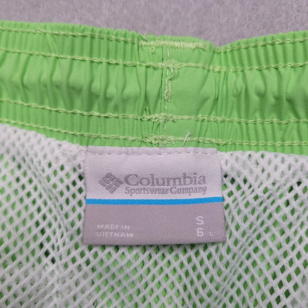 Columbia Backcast III Water Short Mens Small Lime Green FM4009-332 UPF 50 PFG